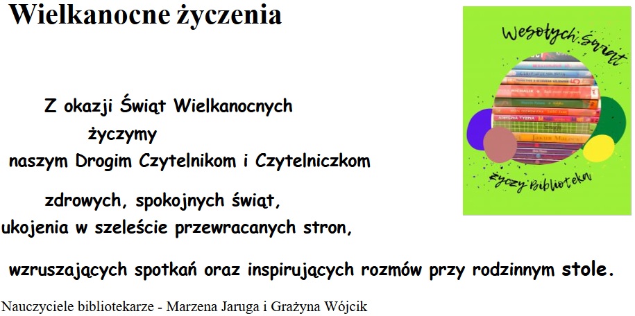 Życzenia Wielkanocne