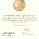 Skan podziękowania dla Pana Piotra Ziuziakowskiego za udział w XXXI Ogólnopolskim Sympozjum Szkół Staszicowskich "Pod znakiem Staszica"