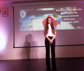 Konkurs Recytatorski "Poezja miłosna – uczucia słowem malowane"