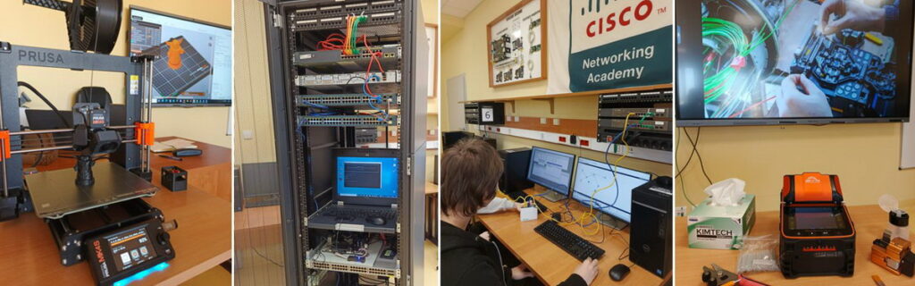 Baza szkoły - pracownia informatyczna