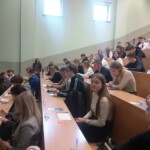 Uczniowie Naszej Szkoły biorący udział w Ogólnopolskim Wielkim Teście Wiedzy Geograficznej w Toruniu