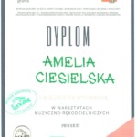 Dyplom - Amelia Ciesielska