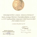 Skan podziękowania dla Pana Piotra Ziuziakowskiego za udział w XXXI Ogólnopolskim Sympozjum Szkół Staszicowskich "Pod znakiem Staszica"