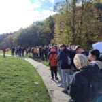 Uczniowie klasy 4EŻP oraz przedstawiciele Samorządu Uczniowskiego na wycieczce