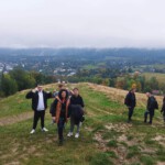 Uczniowie klasy 4EŻP oraz przedstawiciele Samorządu Uczniowskiego na wycieczce