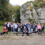 Uczniowie klasy 4EŻP oraz przedstawiciele Samorządu Uczniowskiego na wycieczce