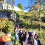 Uczniowie klasy 4EŻP oraz przedstawiciele Samorządu Uczniowskiego na wycieczce