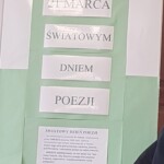Wiosna z poezją w ramach obchodów Światowego Dnia Poezji - Tydzień Poezji w Staszicu