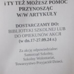 Staszic na pomoc powodzianom